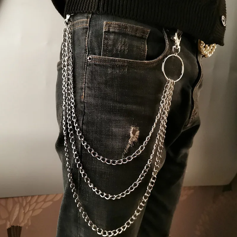 Body Jewelry Retainers - سلسلة حزام معدنية بتصميم هيب هوب