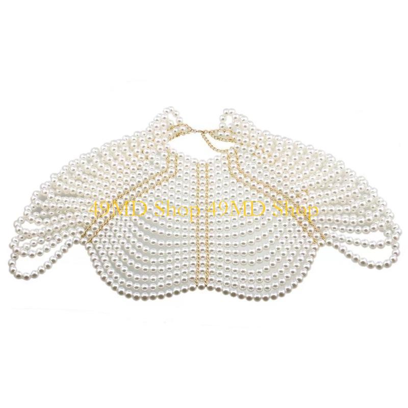 49MD أنيقة المرأة شال متعدد ال - مراجعة Body Jewelry Necklace وسعره