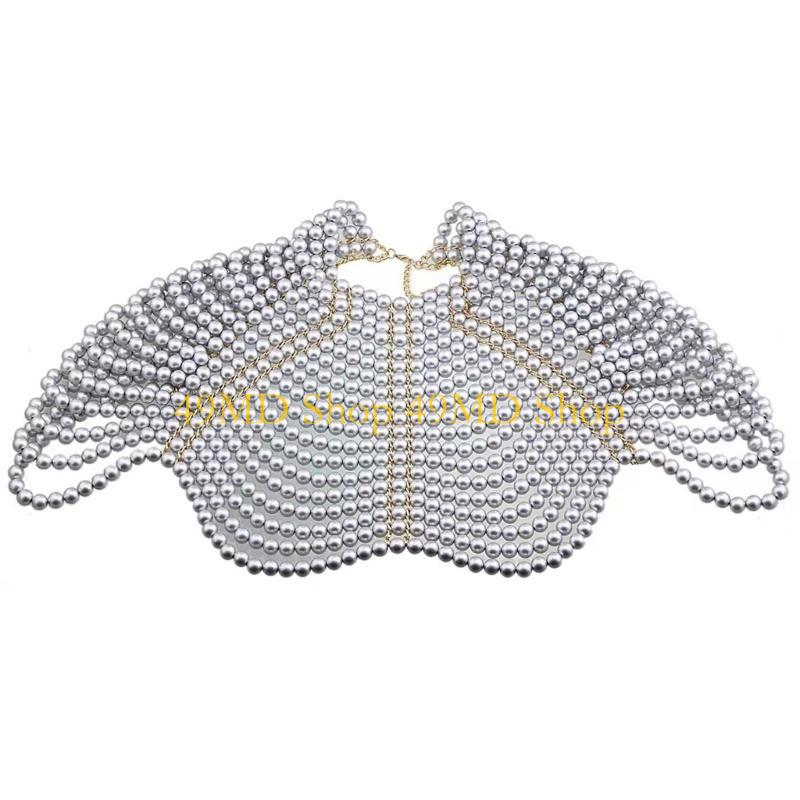 49MD أنيقة المرأة شال متعدد ال - مراجعة Body Jewelry Necklace وسعره