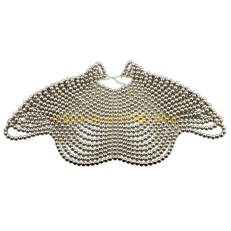 49MD أنيقة المرأة شال متعدد ال - مراجعة Body Jewelry Necklace وسعره