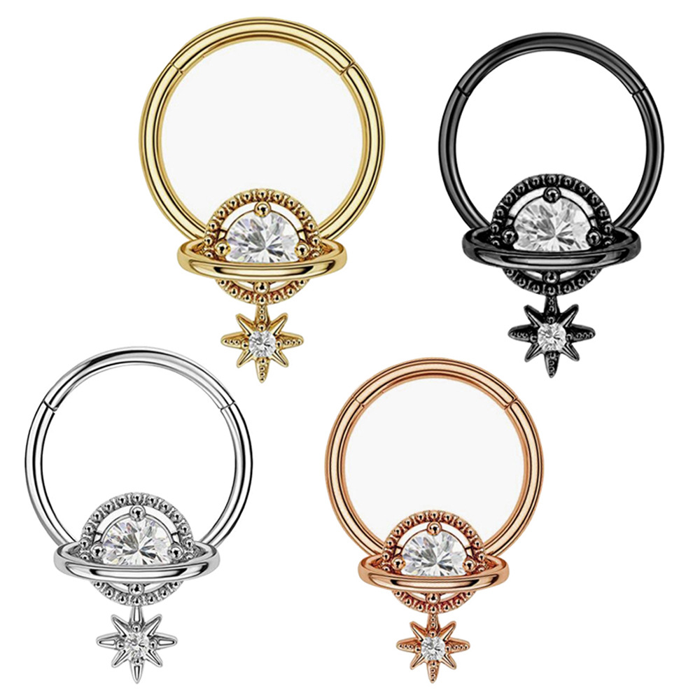 مجوهرات ثقب الحاجز الأنفي والد - مراجعة Body Jewelry Surgical Steel وسعره