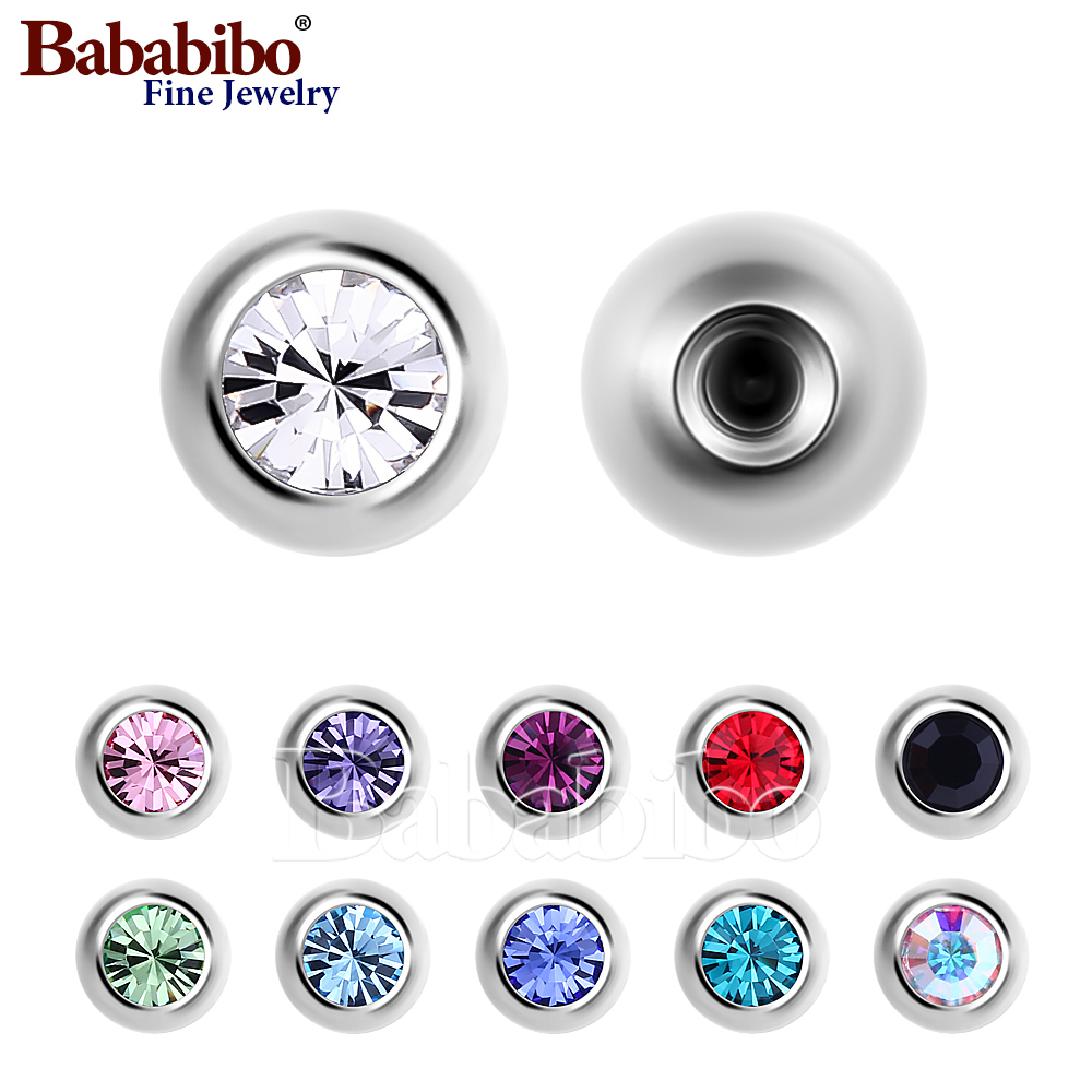 10 قطعة استبدال التيتانيوم قطع - مراجعة Body Jewelry Replacement Ball وسعره