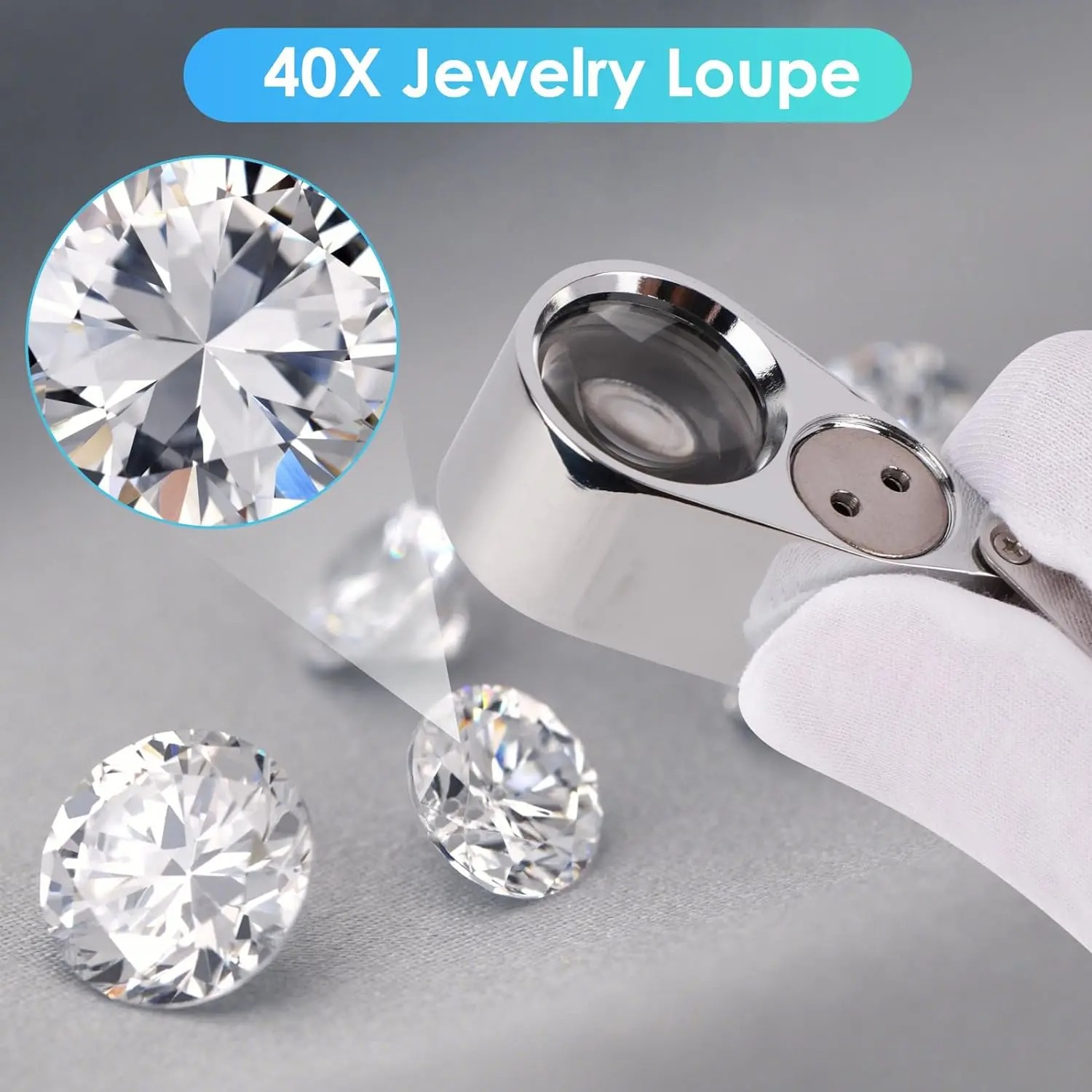 مكبر بصري مضيء 40 مرة مع ضوء L - مراجعة Body Jewelry Repair وسعره