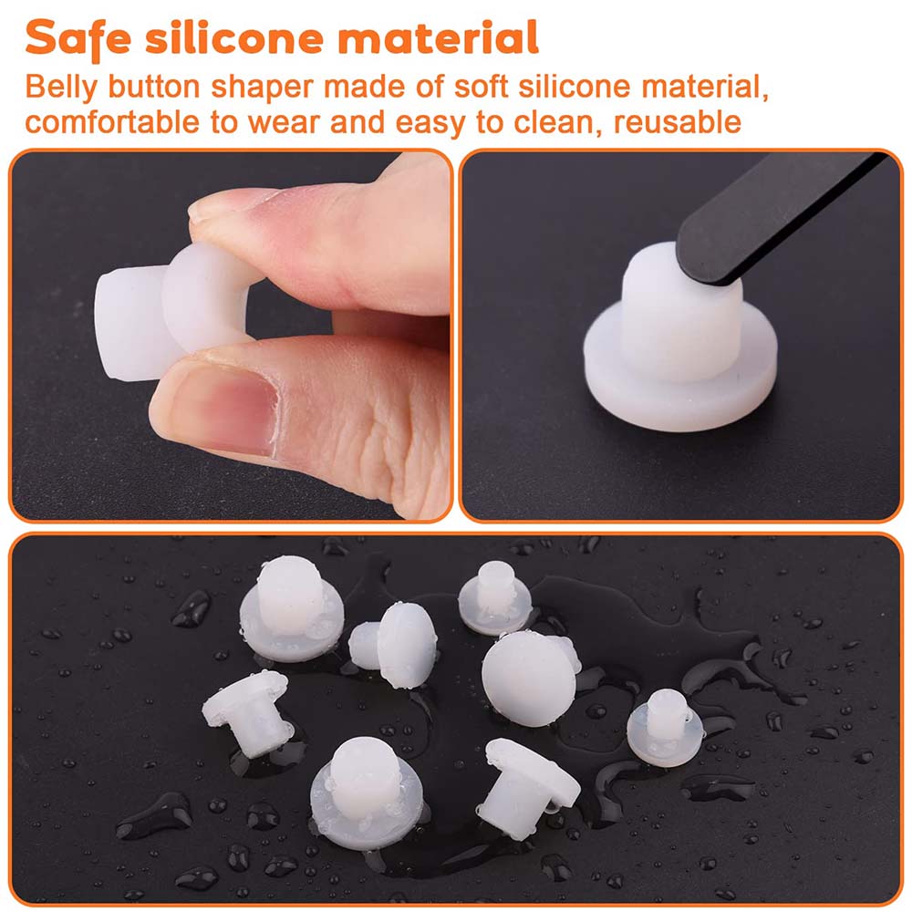 1 قطعة زر البطن سيليكون التوصي - مراجعة Body Jewelry Repair وسعره